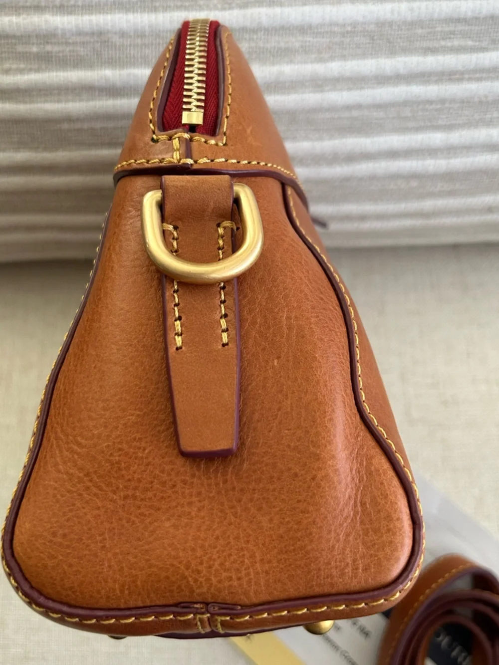 Dooney & Bourke Florentine Cameron Crossbody - Natural - Picture 6 of 12